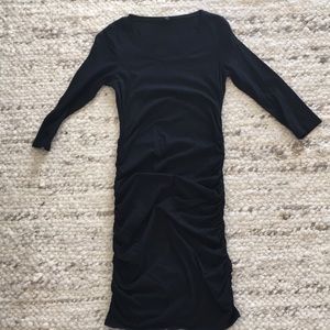 Express Black Cotton Dress.